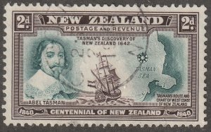 New Zealand, stamp, Scott#232,  used, hinged,  #QNZ-232