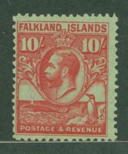 Falkland Islands #64 Unused Single (King)