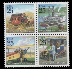 US 2434-2437, MNH Block of 4 - Postal Delivery