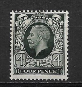 1924 Great Britain 216 4p King George MNH