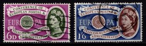 Great Britain 1960 Anniv. of European Postal & Telco. Conf., Set [Used]