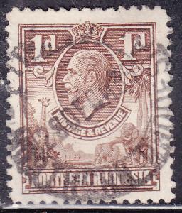 Northern Rhodesia 2 USED 1925 KGV & African Wild Animals
