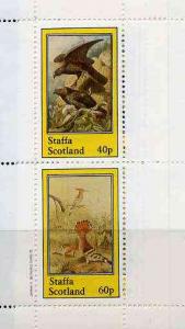 Staffa 1982 Birds #41 (Eagle & Hoopoe) perf set of 2 ...