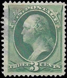 1879 US SC # 184 USED FVF JUMBO  NHog FANCY CANCEL - VERY SOUND