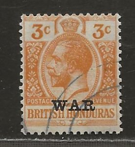 BRITISH HONDURAS SC# MR3   AVF/U