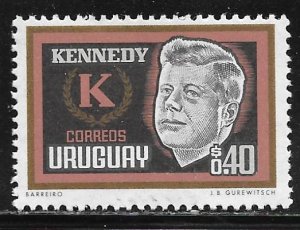 Uruguay 715: 40c John F. Kennedy (1917-1963), MH, F-VF