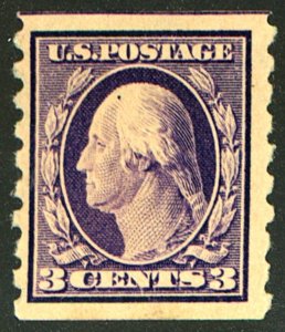 U.S. #394 MINT OG HR