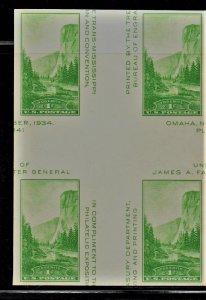 United States 769 Mint never hinged. Cross gutter pairs