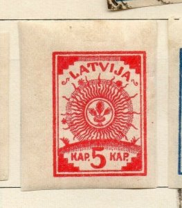 Latvia 1919 Early Issue Fine Mint Hinged 5k. NW-191735