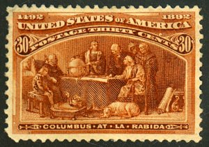 U.S. #239 MINT OG HR