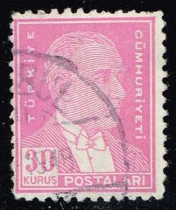 Turkey #1030 Kemal Ataturk; Used