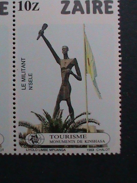 ​ZAIRE-1983 SC# 1115-20-WORLD FAMOUS  KINSHASA MONUMENTS -MNH BLOCK VERY FINE