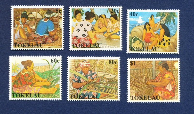 TOKELAU - # 165-170   - VFMNH - Women - 1990