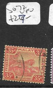  MALAYA FMS (PP1001B) TIGER 35C  SG 72  VFU