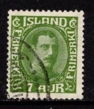 Iceland -  #180 Christian X (Redrawn Wmk 114)  - Used