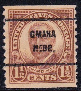 Precancel - Omaha, NE PSS 686-61 - Bureau Issue