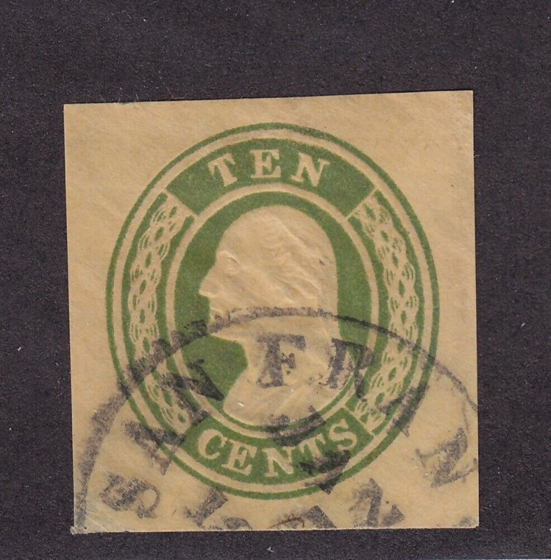 U16 VF used cut square with nice color scv $ 90 ! see pic !