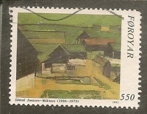 Faroe Islands    Scott  230  Painting     Used