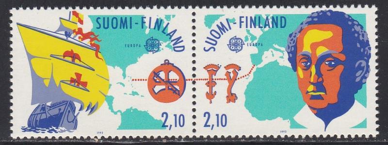 Finland # 885a, Discovery of America, 500th Anniversary, NH, 1/2 Cat.