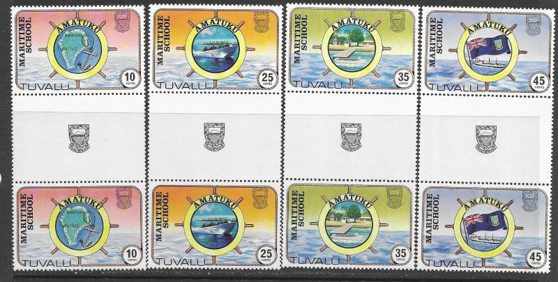 Tuvalu 166-9 MNH Ships set cpl.  x 10, vf. 2022 CV $ 13.00