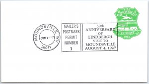 U.S. SPECIAL EVENT POSTMARK COVER LINDBERGH VISIT TO MOUNDSVILLE WEST VIRGINIA