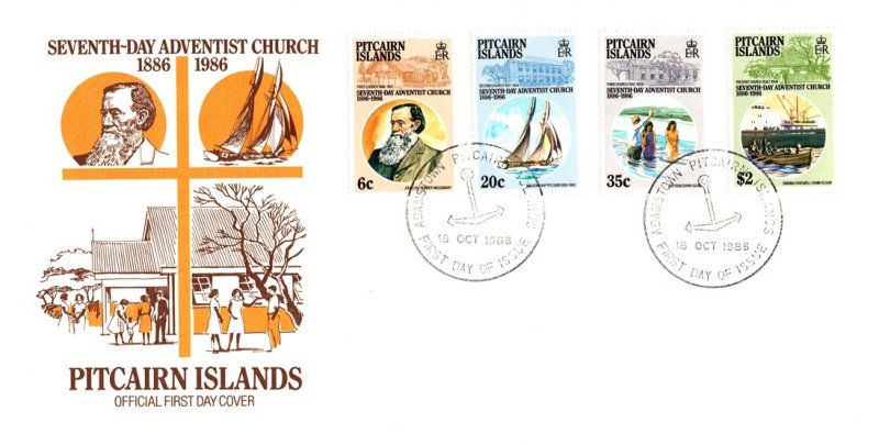 Pitcairn Island, Worldwide First Day Cover
