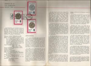 baja.J) 1980 MEXICO, XXII OLYMPIAD GAMES MOSCOW, GOLD, SILVER AND BRASS MED