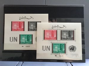 Afghanistan 1961 United Nations mint never hinged stamps sheets  R26256