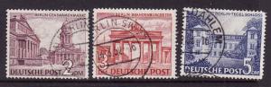 Germany-SC#9N58-60- three Used high values to 1949 set-cv$31.50-