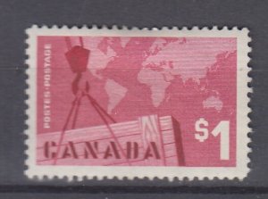 J48610 J L,Stamps 1963 canada mh #411 exports