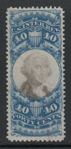 US Sc R114, used, light cut cancel, Gem example