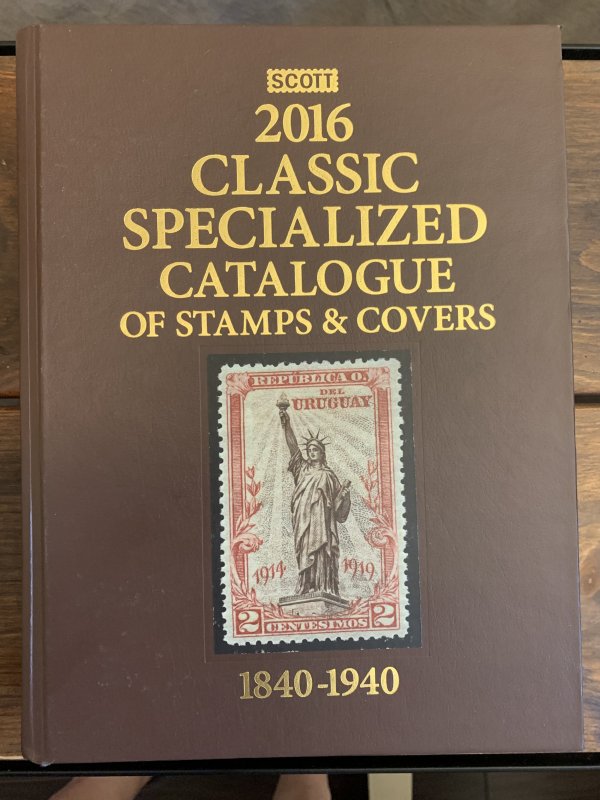 Scott 2016 Classic Specialized hardbound catalog, costs $140 new