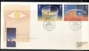 GB 1991 Europa Man in Space FDC