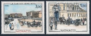 Monaco 1344-1345, MNH. Michel 1549-1350. Belle Epoch-Hubert Clerissi, 1982.