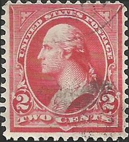 # 279bc Used Rose Carmine George Washington