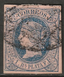 Cuba 1864 Sc 20 used
