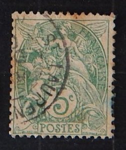 France, 5 cents, SC #113A16, (2142-Т)