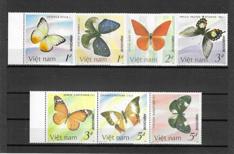 VIETNAM 1986 SG 996/1002 MNH