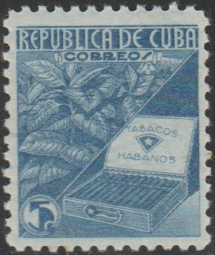 1939 Cuba Stamps Sc 358 Tobacco Plant and Cigars NEW