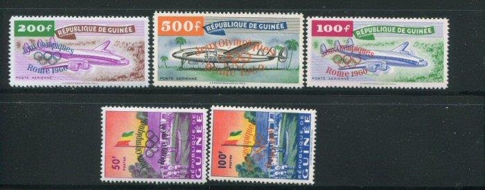 Guinea #C24-6 Plus Booklet Stamps (footnoted) MNH