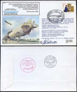 FF8ba Worlds 1st Commercial Airline Captain A Coleman Signed (A)