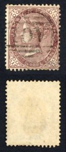 Jamaica SG6a 1860-70 1/- Purple-brown Used