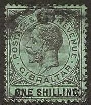 Gibraltar Sc #71, used. 1912.  (G352)