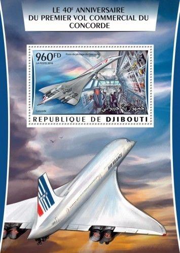 Z08 DJB16311b DJIBOUTI 2016 Concorde MNH