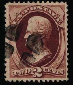 Scott #146 VF - Jackson - 2c Red Brown - Used - 1870