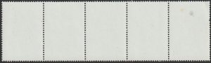 Australia 1985 Sc#945 33c Colonial Military Uniforms MINT-VF-OG-NH. Strip of 5