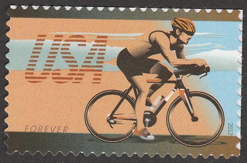 US 4689 Bicycling Road Racer F single MNH 2012