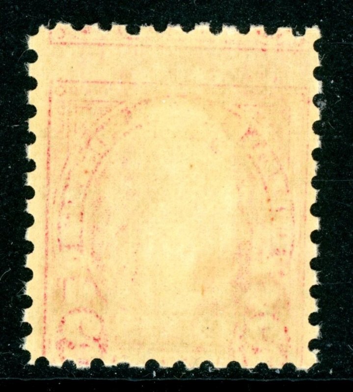 USA 1924 Washington 2¢ Carmine Rotary Perf 10 Scott #583 MNH I488