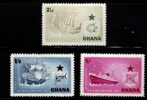 GHANA Scott 14-16 MH* ship set