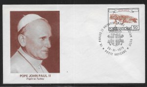 Pope John Paul II 1979 Visit to Turkey Cover